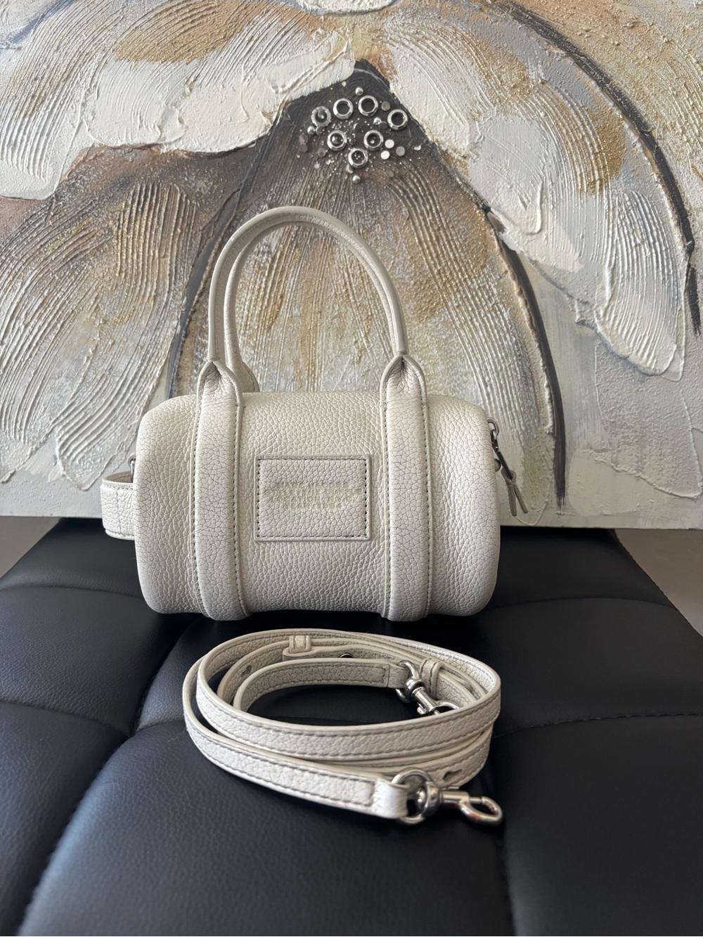 Marc Jacobs Small Duffle Mini Satchel in Off White - Picture 4 of 14